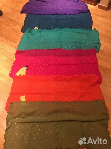 Шарф 100 кашемир Монголия 100х42 новый 6 цветов