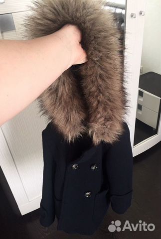 Пальто Zara демисезонное для девочки 3-4 года