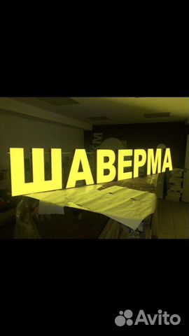 Вывеска Кафе Шаверма