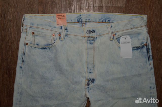 Джинсы Levis 501 W36 L29 Aged Wash