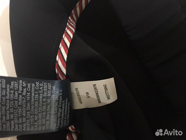 Классические брюки tommy hilfiger