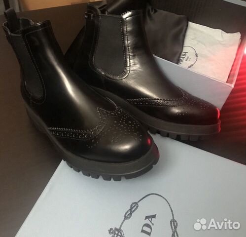 Ботинки Prada Chelsea Ботинки Prada Chelsea