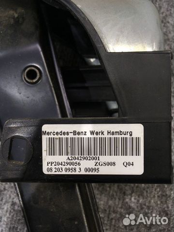 Педаль тормоза Mercedes C-klass w204