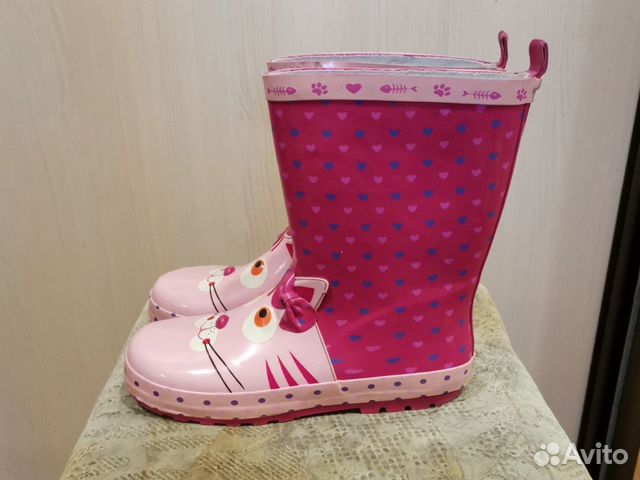 Резиновые сапоги для девочки
