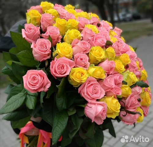 51 роза Эквадор Премиум. доставка цветов по Москве