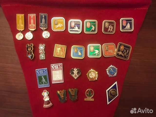 Спортивные значки. СССР. ретро