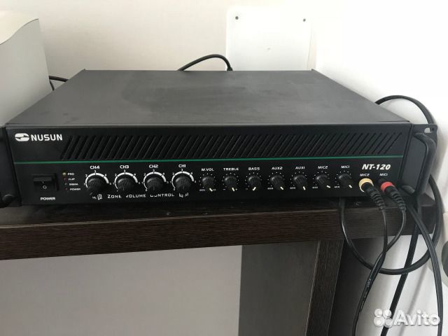 Nusun NT-120 микшер-усилитель, подарок - смартфон