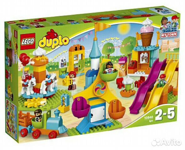 Новый Lego duplo Большой парк аттракционов Новый Lego duplo Большой парк аттракционов