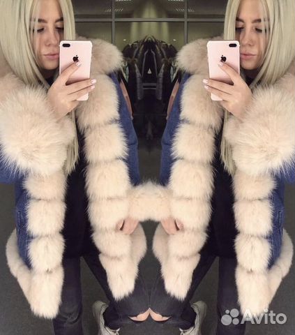 Джинсовка из песца. Арт: 3066