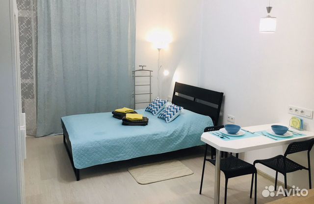 

Квартира-студия, 27 м², 1 кровать