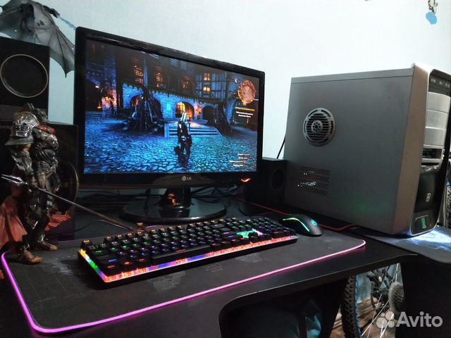 Игровой пк. FX-4300 4гц, 4ядра, RX 560 4гб