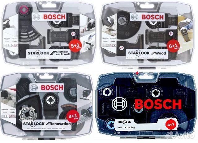 Наборы пилок Bosch для реноватора/мультирезака Наборы пилок Bosch для реноватора/мультирезака