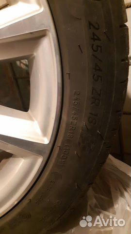 Продам диски и покрышки 245/45 r18