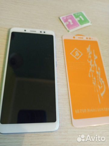 Xiaomi redmi note 5 4/64 blue+чехол+стекло