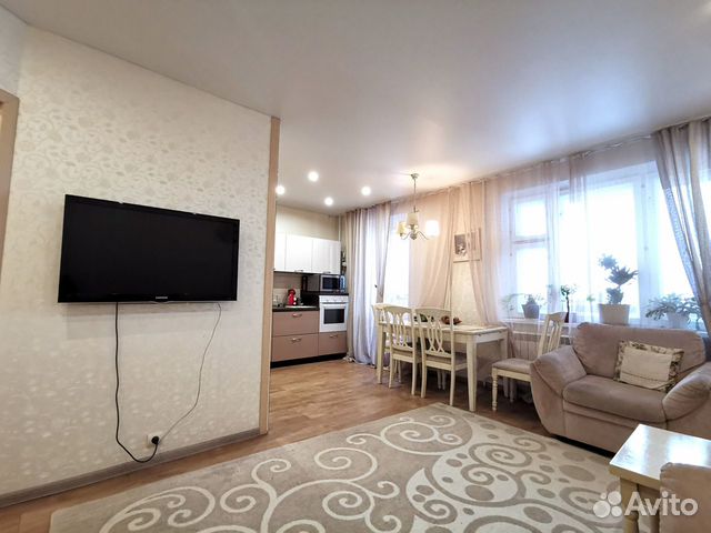 3-к квартира, 75.5 м², 6/10 эт.