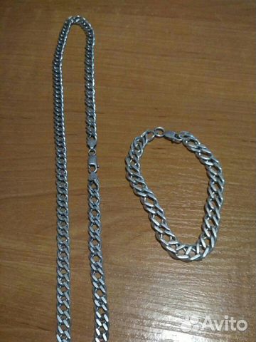 Серебряный мужской набор Серебряный мужской набор