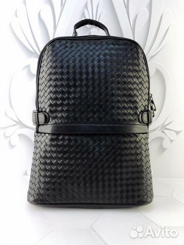 Новый рюкзак мужской женский кожа Bottega Veneta Новый рюкзак мужской женский кожа Bottega Veneta