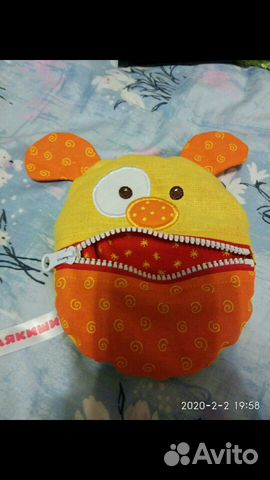 От коликов грелка игрушка Пёс - Болтун