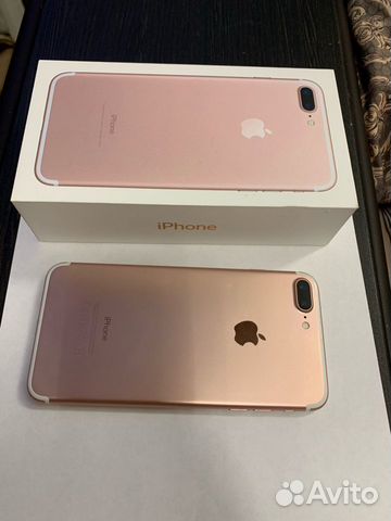 iPhone 7 plus 32Gb розовое золото