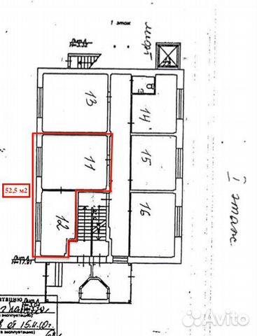 Офисное помещение, 52.5 м² Офисное помещение, 52.5 м²