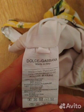 Купальник Dolce Gabbana для маленькой модницы