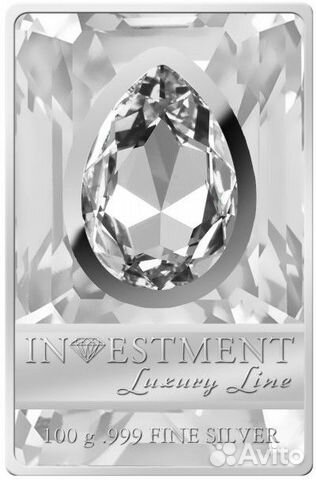Монета серебряная Silver Luxury Line 100 гр