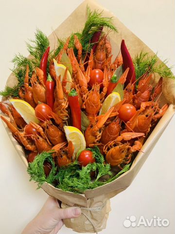 Букеты из раков