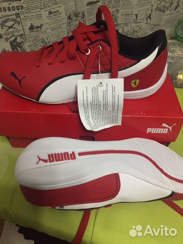 Кроссовки puma Ferrari женские 38 размер Кроссовки puma Ferrari женские 38 размер