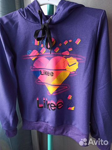 Свитшот с капюшоном likee Свитшот с капюшоном likee