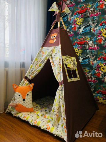 Вигвам, игровой домик для ребенка Вигвам, игровой домик для ребенка