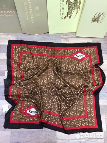Новый женский шёлковый платок Burberry Новый женский шёлковый платок Burberry