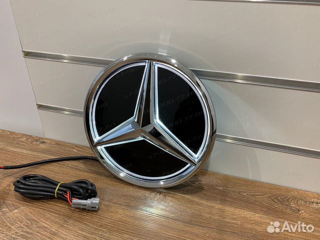 LED Эмблема решетки радиатора Mercedes стиль 2020 LED Эмблема решетки радиатора Mercedes стиль 2020