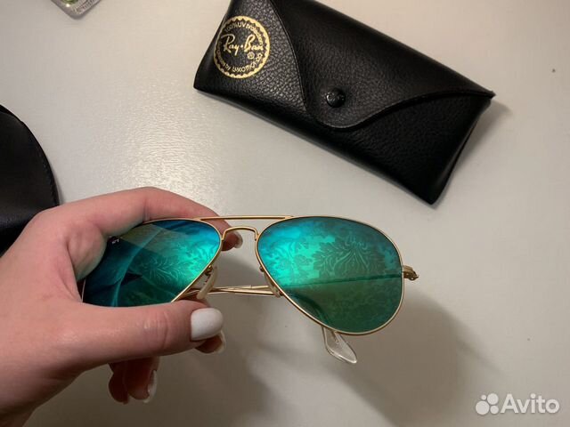 Солнцезащитные Очки авиаторы Ray Ban оригинал Солнцезащитные Очки авиаторы Ray Ban оригинал