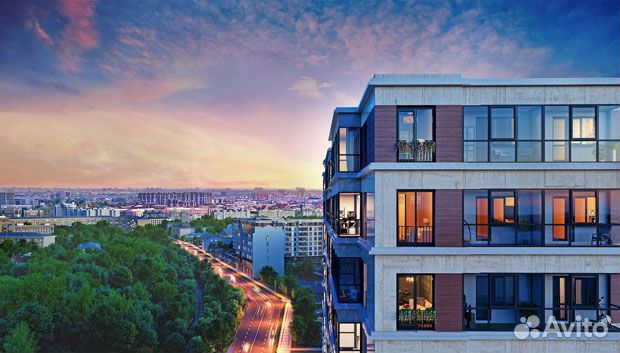 1-к квартира, 40.1 м², 2/12 эт.
