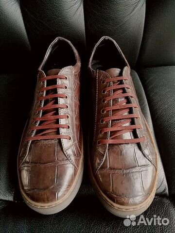 Кеды Кроссовки Сникеры из кожи крокодила