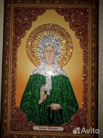 Икона из страз