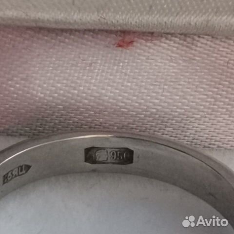 Кольцо платина 950 алмазная огранка Кольцо платина 950 алмазная огранка