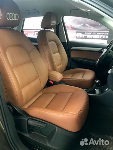 Кожаный салон оригинал audi Q3