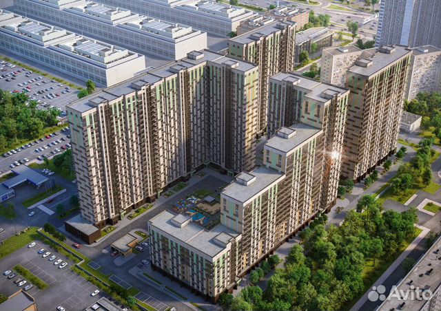 2-к квартира, 57.4 м², 8/22 эт. 2-к квартира, 57.4 м², 8/22 эт.