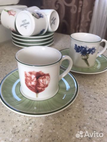 Villeroy & boch flora пара для эспрессо
