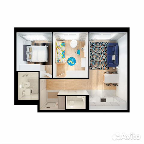 2-к квартира, 54.1 м², 11/25 эт. 2-к квартира, 54.1 м², 11/25 эт.