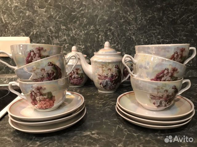 Сервиз чайный, на 6 персон