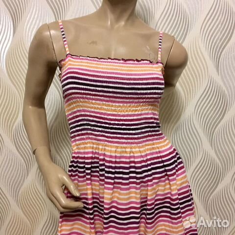 Сарафан H&M S из хлопка Сарафан H&M S из хлопка