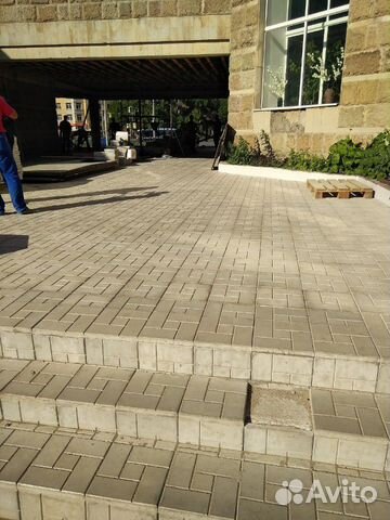 Укладка брусчатки