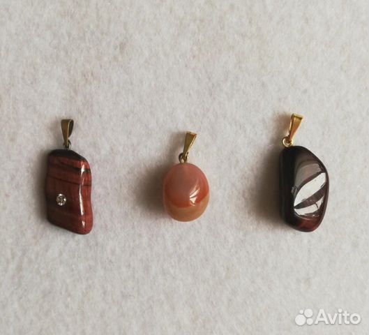 Подвески из натуральных камней