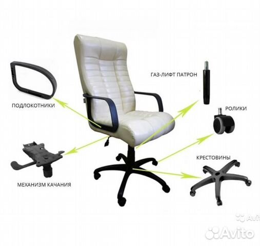 Ремонт и обшивка компьютерных и офисных кресел