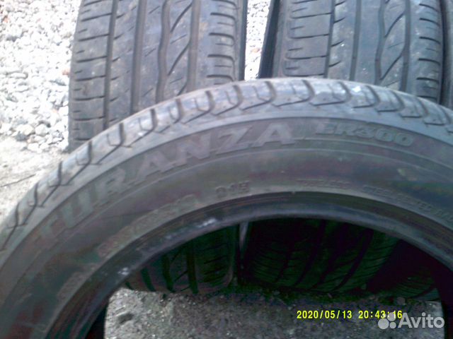 205х55х16 - 4 шины bridgestone turanza ER 300 лето