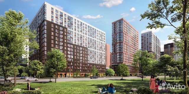 1-к квартира, 33.4 м², 17/20 эт.