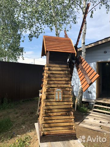 Мельница декоративная садовая