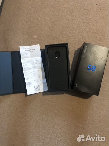 Коробка от Samsung galaxy s8